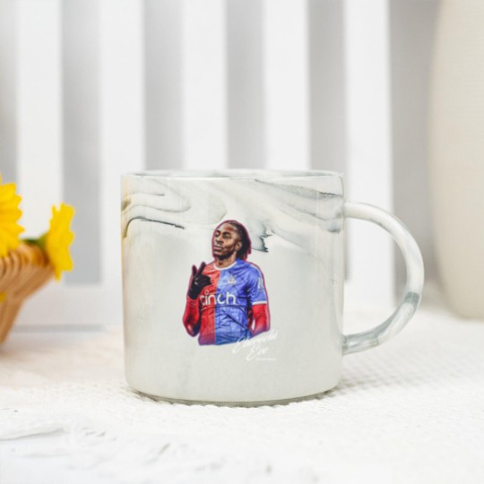 Discover Eberechi Eze Marble Mugs, Crystal Palace Marble Mugs, Soccer Marble Mugs