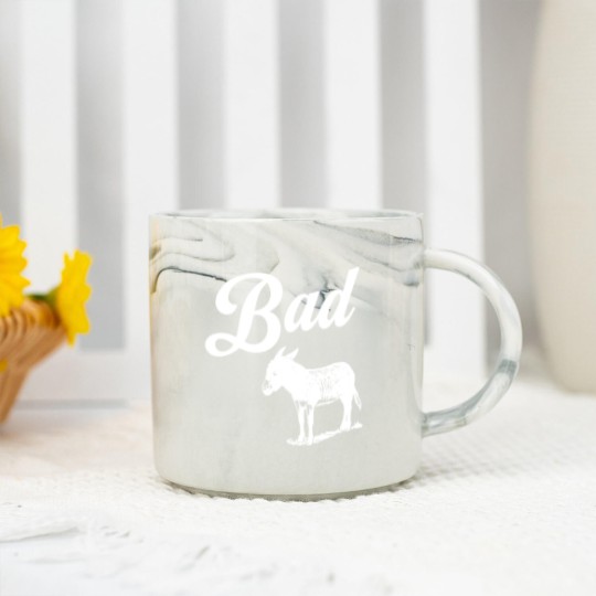Discover Bad Donkey Marble Mugs, Donkey Marble Mugs, Funny Donkey Marble Mugs, Sarcastic Marble Mugs, Donkey Lover Marble Mugs