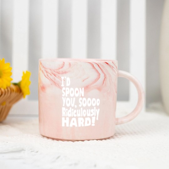 Discover Spoon You So Ridiculously Hard Marble Mugs
