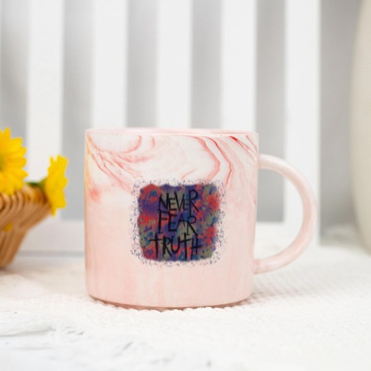 Discover Never Fear Truth, Never Fear Truth Marble Mugs