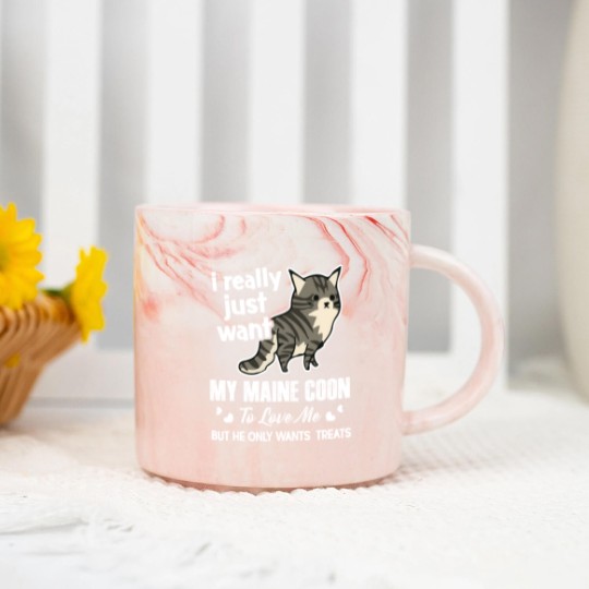 Discover Maine Coon Cat Lover Marble Mugs Marble Mugs