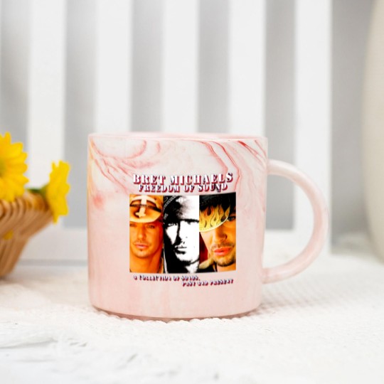 Discover BRET MICHAELS Marble Mugs