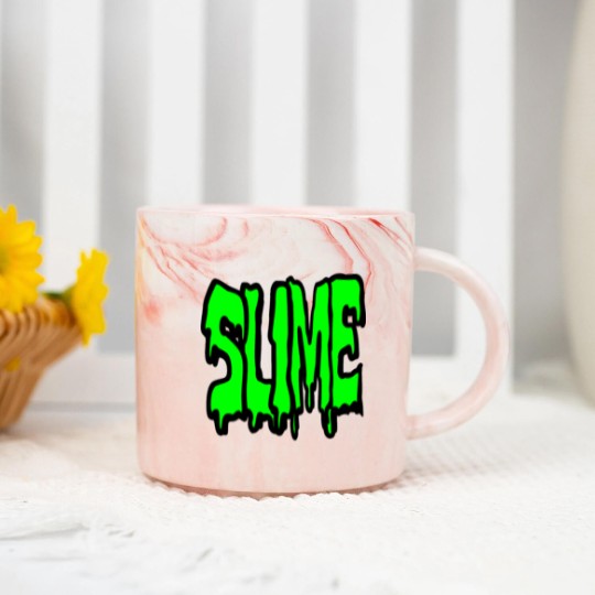 Discover Slime, nothing but pure disgusting slime Marble Mugs