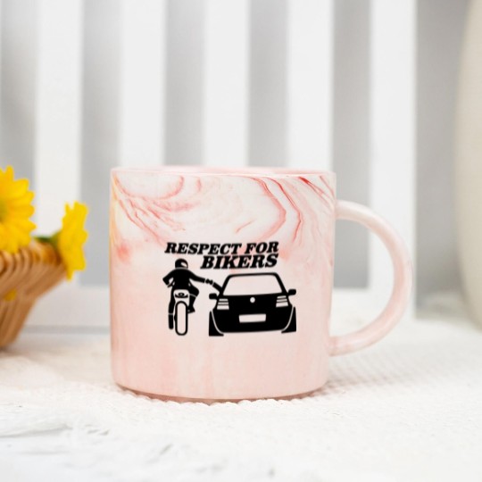 Discover Respect for bikers Marble Mugs