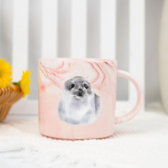 Discover Baby Seal - Seal - Marble Mugs