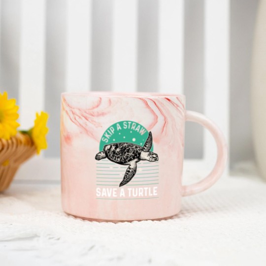 Discover Sea Turtle Turtles Hawaii Ocean Sealife Gift Marble Mugs