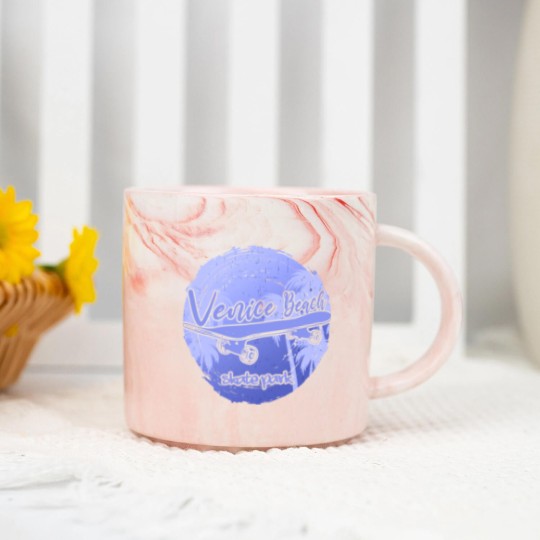 Discover Venice Beach Skatepark Marble Mugs