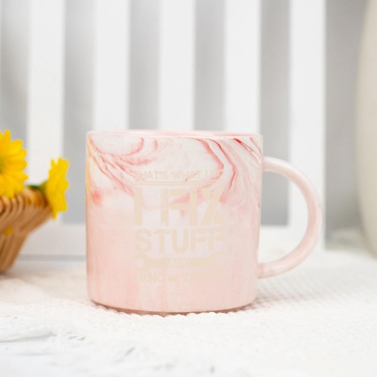 Discover That s What I Do I Fix Stuff And I Know Things Marble Mugs