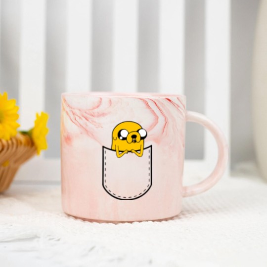Discover Adventure Time Pocket Jake Marble Mugs