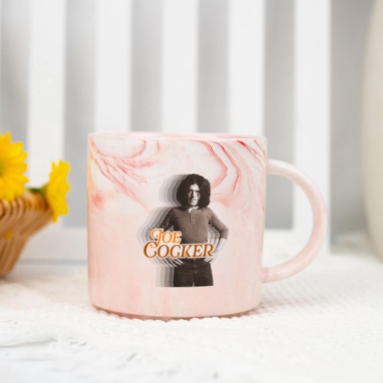 Discover Retro Joe Cocker Fade Tribute - Joe Cocker - Marble Mugs