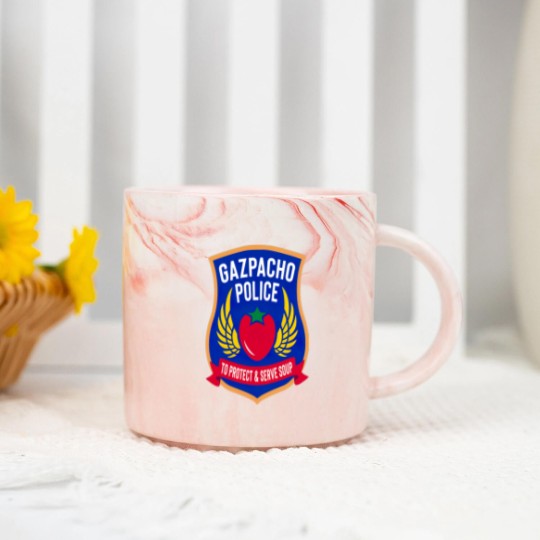 Discover gazpacho police Marble Mugs
