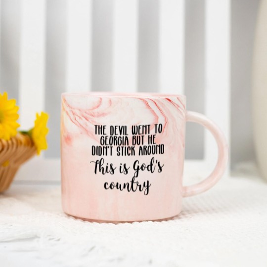 Discover This is God's country - Blake Shelton - Marble Mugs