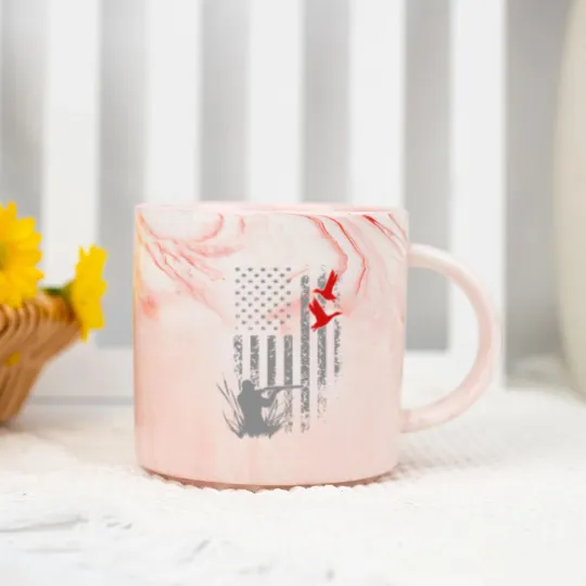 Discover Duck Hunting Marble Mugs