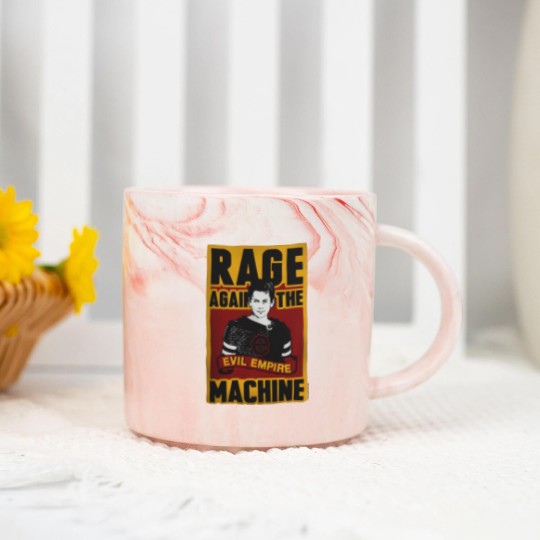 Discover Hot Topic Rage Against Evil Empire Poster Marble Mugs