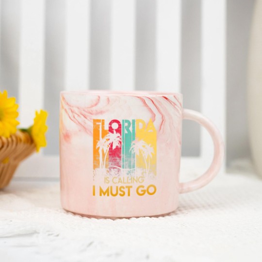 Discover Florida Strong Men's Marble Mugs Florida Is Calling I Must Go