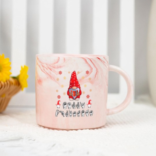 Discover Asl Merry Christmas American Sign Language Marble Mugs