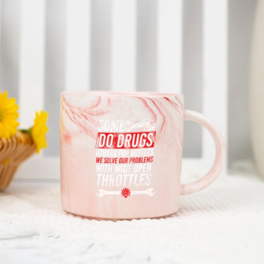 Discover Wide Open Throttle Marble Mugs - Car or Truck Racing Marble Mugs