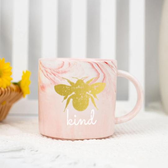 Discover Womens Vintage Be Kind - Bumblebee Bee Kind Kindness Marble Mugs