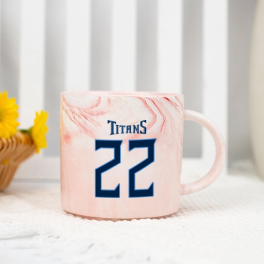 Discover Tennesese Titan Derrick Henry 22 Marble Mugs