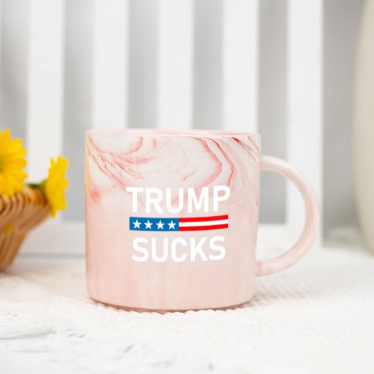Discover Trump Sucks Marble Mugs