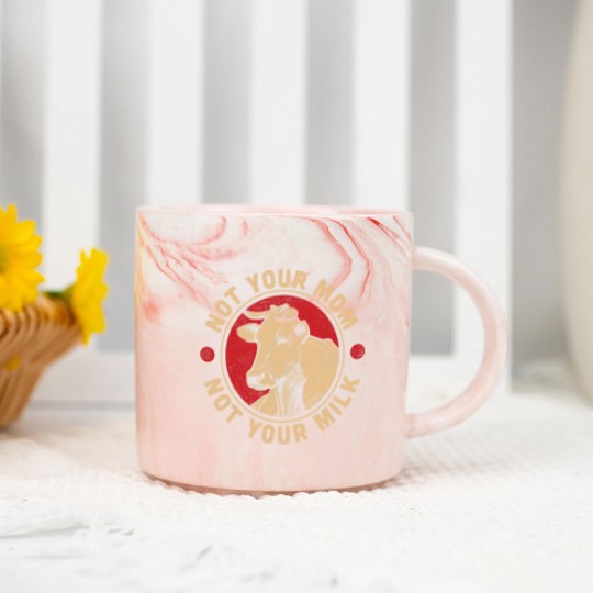 Discover Not Your Mom Not Your Milk Proud Vegan Marble Mugs