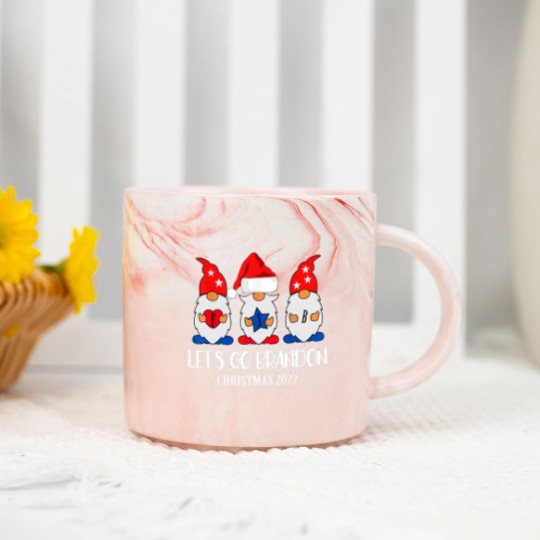 Discover Let's Go Brandon Conservative Merry Christmas 2022 Costume Marble Mugs