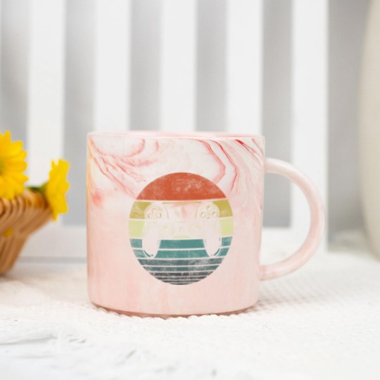 Discover Video Gamer Retro Video Game Controller Marble Mugs