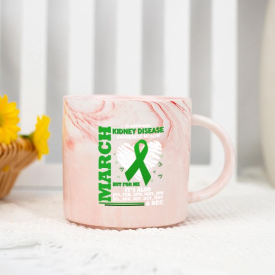 Discover March Is National Kidney Disease Awareness Month Marble Mugs