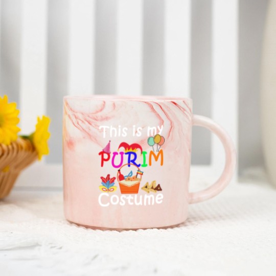 Discover This Is My Purim Costume Jewish Marble Mugs