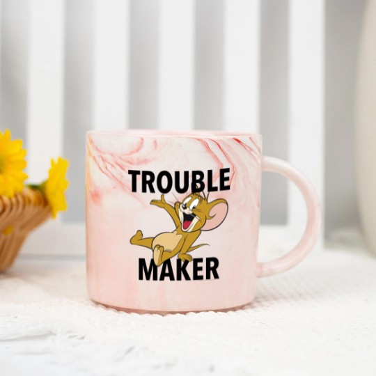 Discover Tom And Jerry Marble Mugs Trouble Maker Portrait