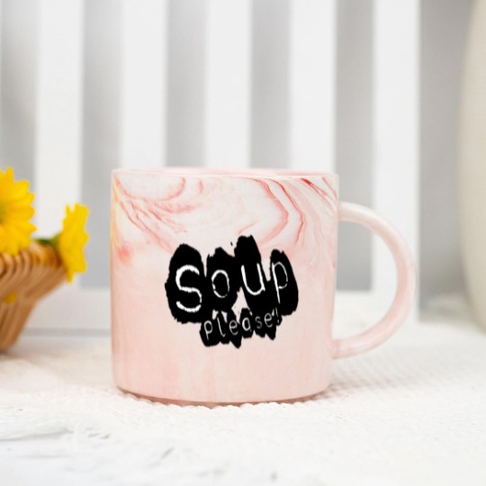 Discover Soup please - Soup - Marble Mugs