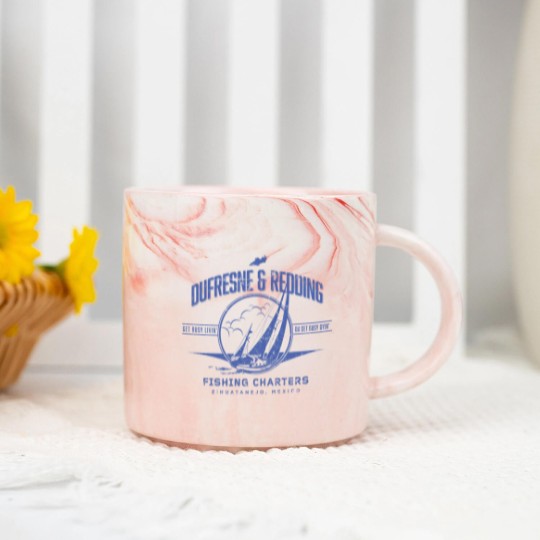 Discover Dufresne & Redding Fishing Charters - Shawshank Redemption - Marble Mugs
