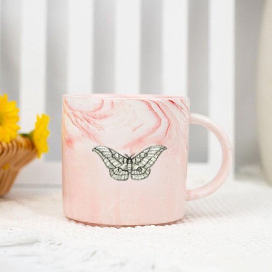 Discover Moth 3 Marble Mugs
