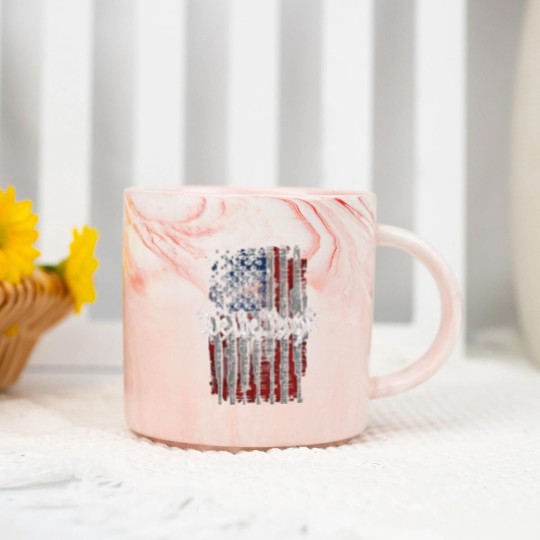 Discover Defending Freedom Collection We The People American Flag Short Sleeve Marble Mugs-Black-XL