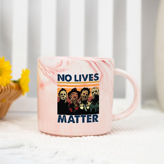 Discover No Lives Matter Marble Mugs