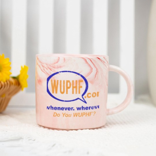 Discover WUPHF, distressed - The Office - Marble Mugs