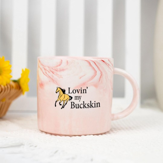 Discover Buckskin Horse: Love Marble Mugs