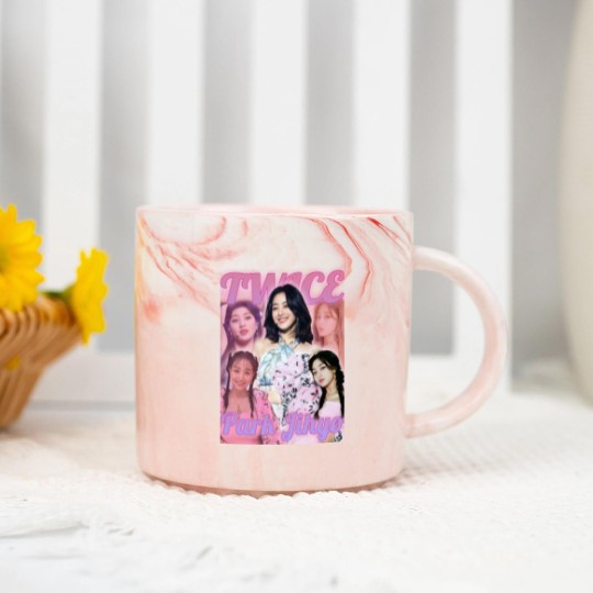 Discover Twice Jihyo - Twice - Marble Mugs