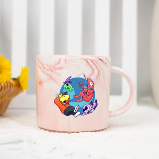 Discover The smiling friends are here! Classic Marble Mugs