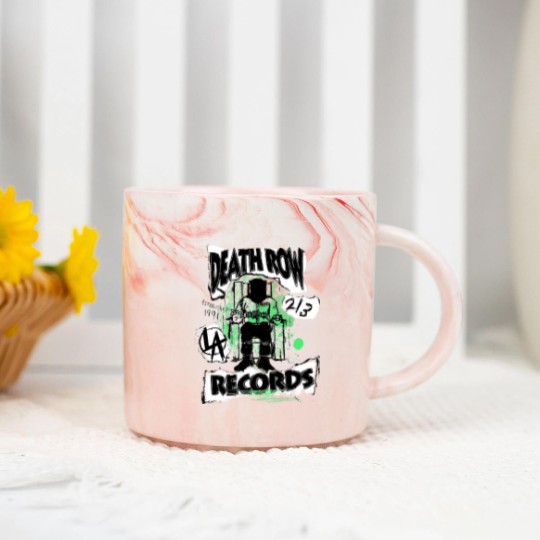 Discover Death Row Records Green Decoupage Marble Mugs