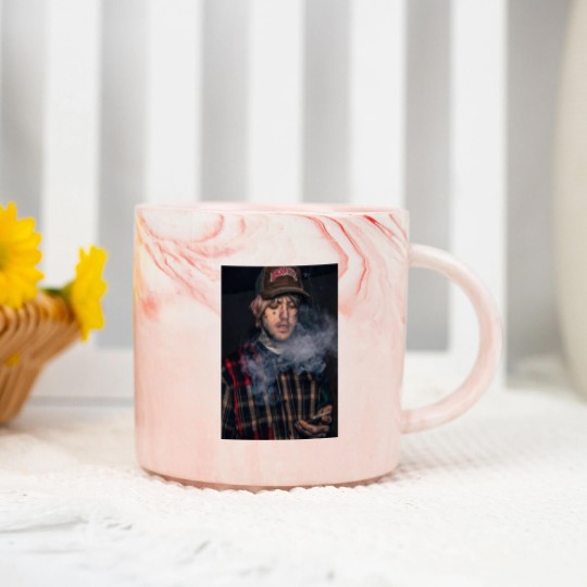 Discover Lil Peep Smoke Marble Mugs