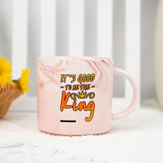 Discover It's Good To Be The King 3 Marble Mugs