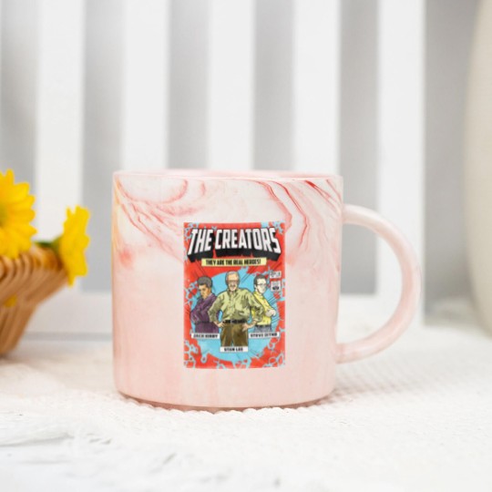 Discover The Creators - Stan Lee - Marble Mugs