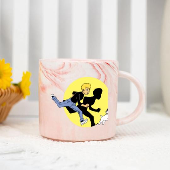 Discover Double Tin Quest - Jonny Quest - Marble Mugs