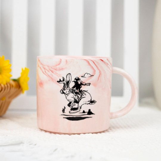Discover Jackalope Bronco Marble Mugs