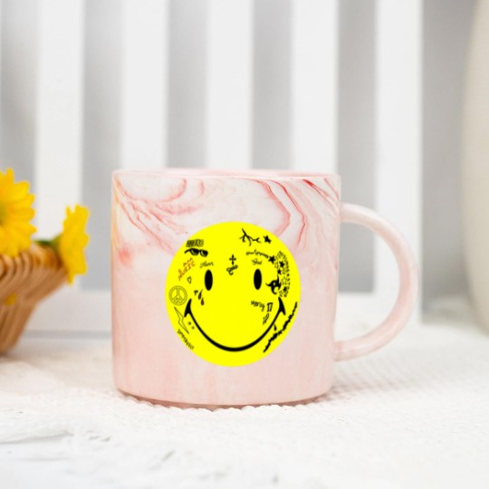 Discover Lil Wayne Tattoo Smiley Marble Mugs