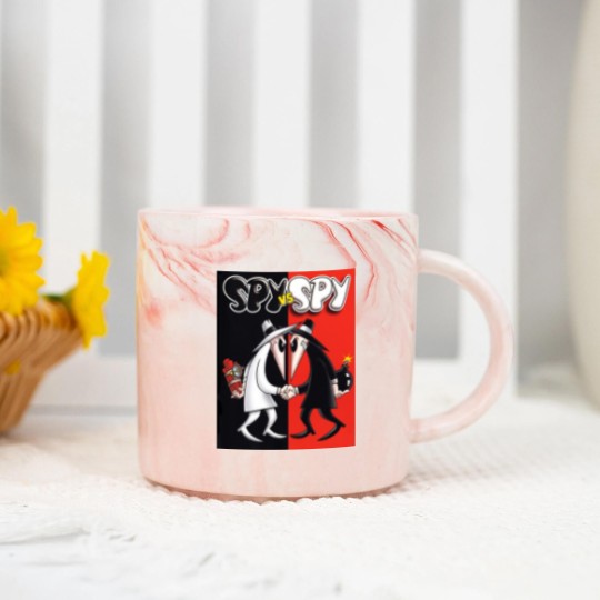 Discover Spy vs Spy - Spy Vs Spy - Marble Mugs