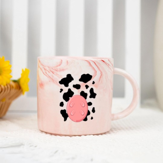Discover Cow Utters Costume Marble Mugs Funny Cute Halloween