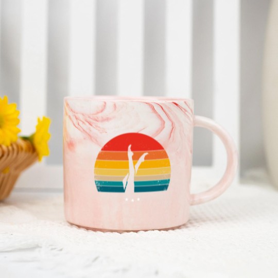 Discover Synchronized Swimming - Retro Marble Mugs