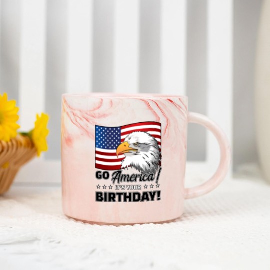Discover 4th of July American Flag Eagle - 4th Of July - Marble Mugs